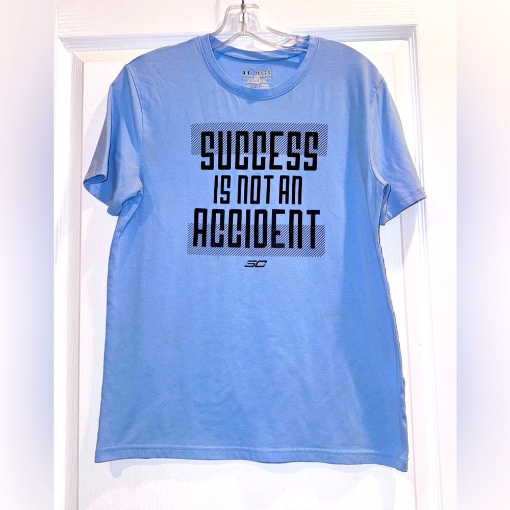 UNDER ARMOUR SC CURRY HeatGear SUCCESS t-shirt boys size XL 16 14